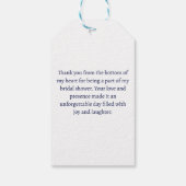 Amalfi Vietri tegels Italiaans vrijgezellenfeest g Cadeaulabel (Achterkant)