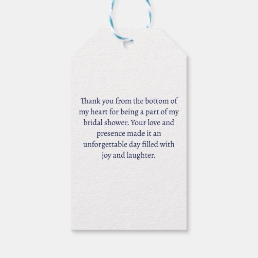 Amalfi Vietri tegels Italiaans vrijgezellenfeest g Cadeaulabel (Achterkant)