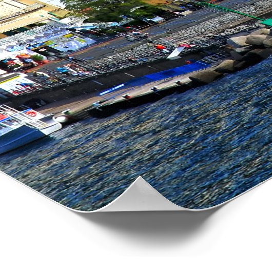 Amalfi Village Poster (Hoek)