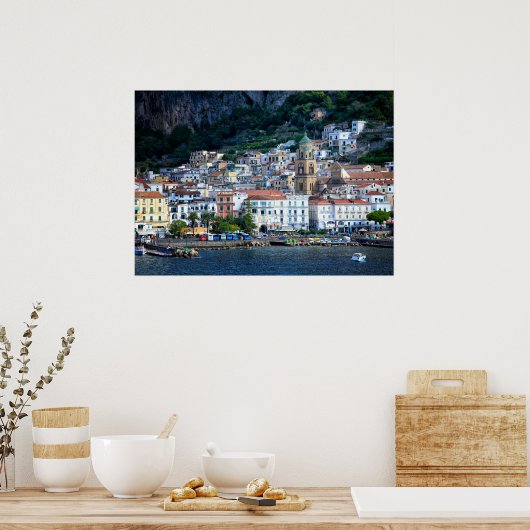 Amalfi Village Poster (Keuken)