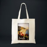 Amalfi vintage-poster tote bag<br><div class="desc">Oud poster van Amalfi,  Italië</div>