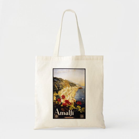 Amalfi vintage-poster tote bag (Voorkant)