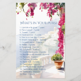 Amalfi vrijgezellenfeest spelletjes wat in je tas