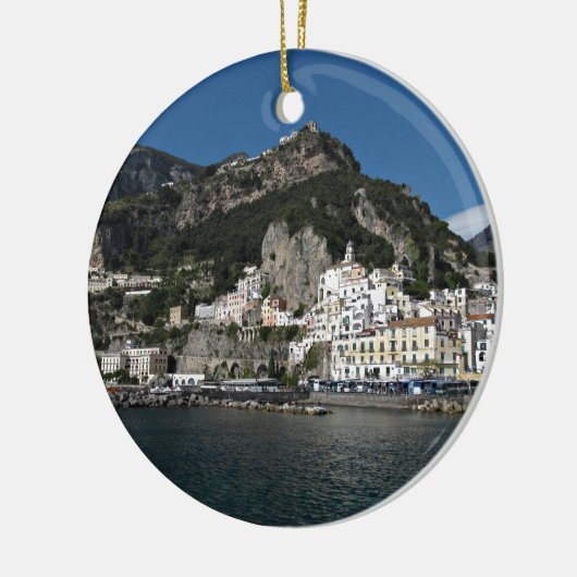 Amalfi, Zee Uitzicht Keramisch Ornament (Links)