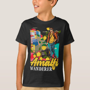 Amalfi Zwervers Italië Amalfi Kust Citroen Reizige T-shirt