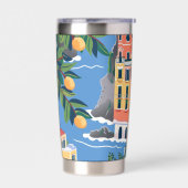 Amalfikust: Iconische Europese bestemmingen Geïsoleerde Drinkbeker (Links)