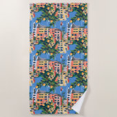 Amalfikust Iconische Europese bestemmingen Strandlaken (Voorkant)