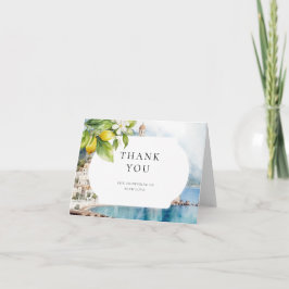 Amalfikust Italiaans Citroen Mediterraan Bedankkaart