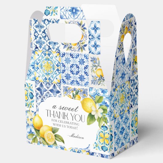 Amalfikust Italiaanse Toscaanse kust Bedankdoosjes (Geopend)