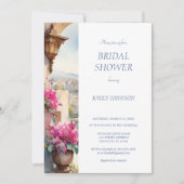 Amalfikust Italië Bougainvillea Vrijgezellenfeest Kaart (Voorkant)