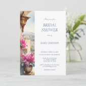 Amalfikust Italië Bougainvillea Vrijgezellenfeest Kaart (Staand voorkant)