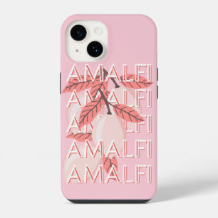 Amalfikust, Italië Reiskunst, Zomerreizen Kunst iPhone 14 Hoesje
