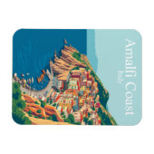 Amalfikust, Italië Reizen Mediterraan Magneet (Horizontaal)