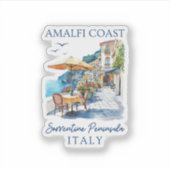 Amalfikust Italië Reizen Sticker (Voorkant)