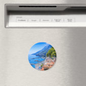 Amalfikust, Italië. Uitzicht van de stad Amalfi. Magneet (Insitu (Vaatwasser))