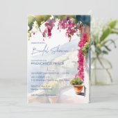 Amalfikust Mediterraan Italiaans vrijgezellenfeest Kaart (Staand voorkant)