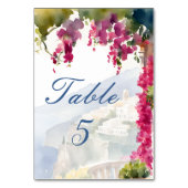 Amalfikust Mediterraan Italiaans vrijgezellenfeest Kaart (Achterkant)