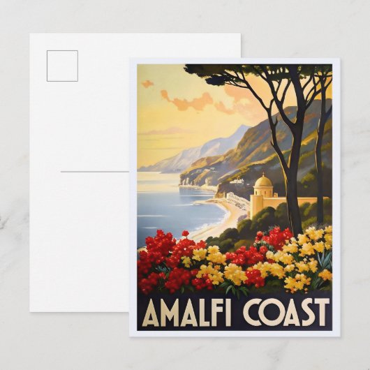 Amalfikust - Prachtige Uitzichten van de Italiaans Briefkaart (Voorkant / Achterkant)