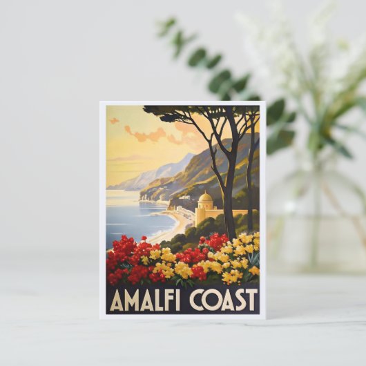 Amalfikust - Prachtige Uitzichten van de Italiaans Briefkaart (Staand voorkant)