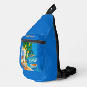 Amalfikust, strand van Italië Sling Bag (Rechterhoek)