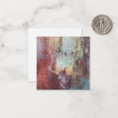 Amalgamate 2,5-inch x 2,5-inch flatpanel kaart notitiekaartje (Voorkant / Achterkant in situ)