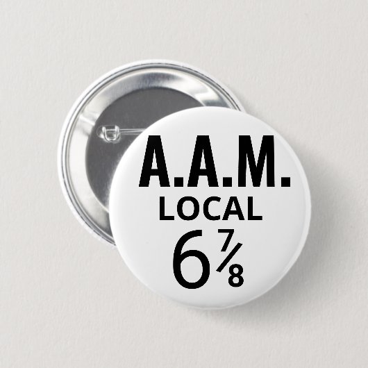 Amalgamated Association of Morons Three Stooges Ronde Button 5,7 Cm (Voorkant /achterkant)