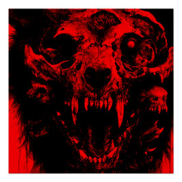 AMALGAMATIE VAN DOOD VLEES | Glanzend papier afdru Perfect Poster