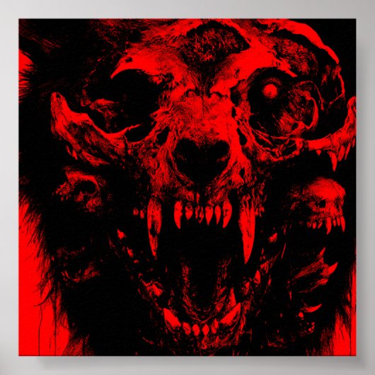 AMALGAMATIE VAN DOOD VLEES | Mat papier afdrukken Poster (Voorkant)