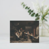 Amalia Lindegren - Sunday Evening in a Farmhouse i Briefkaart (Staand voorkant)
