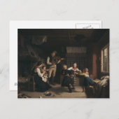 Amalia Lindegren - Sunday Evening in a Farmhouse i Briefkaart (Voorkant / Achterkant)