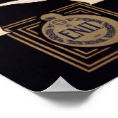 Amalie kustlijn Italië oud poster (Hoek)