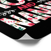 Amamzing Blessed genaamd mam en nanny Poster (Hoek)