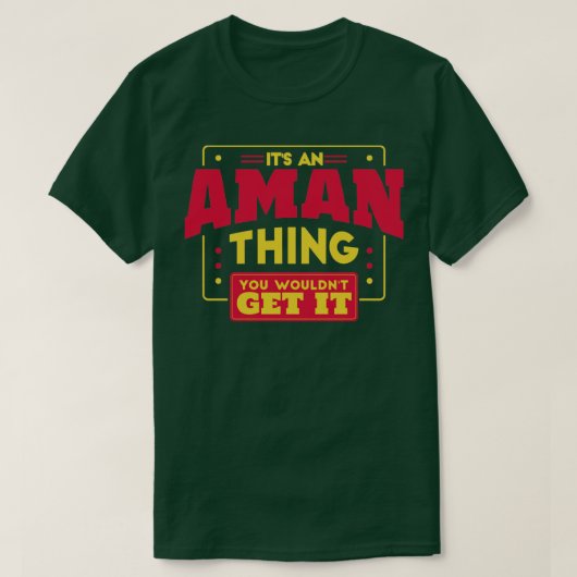 Aman T-shirt (Design voorkant)
