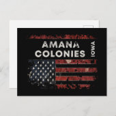 Amana Colonies Iowa Briefkaart (Voorkant / Achterkant)