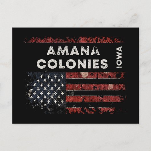 Amana Colonies Iowa Briefkaart (Voorkant)