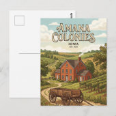 Amana Kolonies Briefkaart (Voorkant / Achterkant)