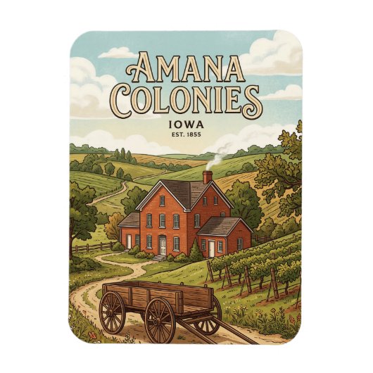 Amana Kolonies Magneet (Verticaal)