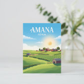 Amana Kolonies USA Briefkaart (Staand voorkant)