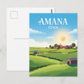 Amana Kolonies USA Briefkaart (Voorkant / Achterkant)