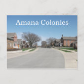 Amanakolonies, Amana, Iowa Briefkaart (Voorkant)