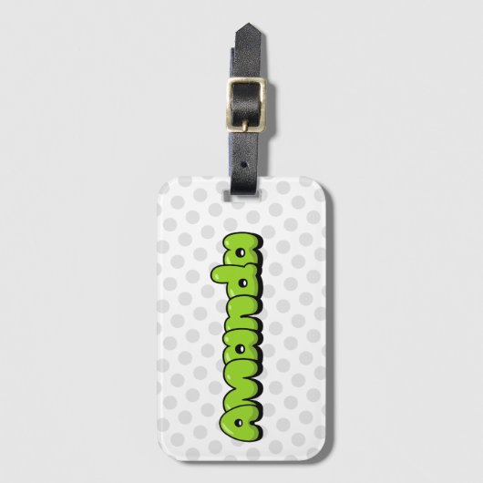 Amanda Bagagelabel (Voorkant (verticaal))