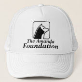 Amanda Foundation Logo Baseball hat Trucker Pet (Voorkant)