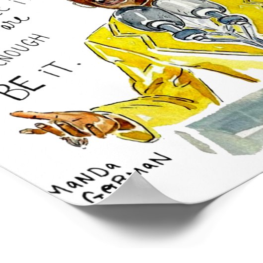 AMANDA GORMAN - Er is altijd licht Poster (Hoek)