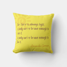 Amanda Gorman's inspirerend inauguratie woorden Kussen