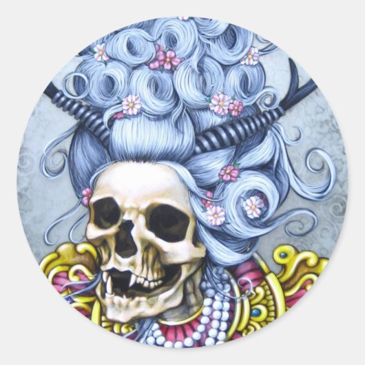 Amanda Lynn Ronde Sticker (Voorkant)