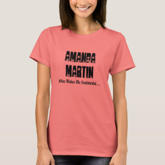 Amanda Martin, Wine maakt me zenuwachtig.. T-shirt