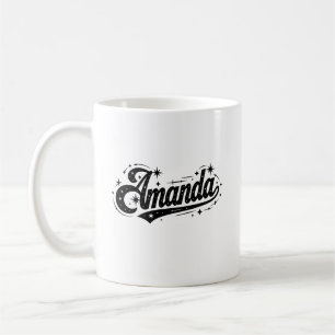 Amanda naam eerste laatste familie koffiemok