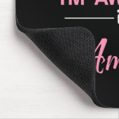 Amanda natuurlijk ben ik Geweldige naam Muismat (Hoek)