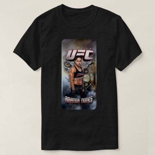Amanda Nunes Lioness D 1 Telefonische zaken Classi T-shirt (Design voorkant)
