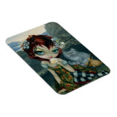 "Amanda Palmer Tarot: de dwaas" Flex Magnet Magneet (Rechterzijde)